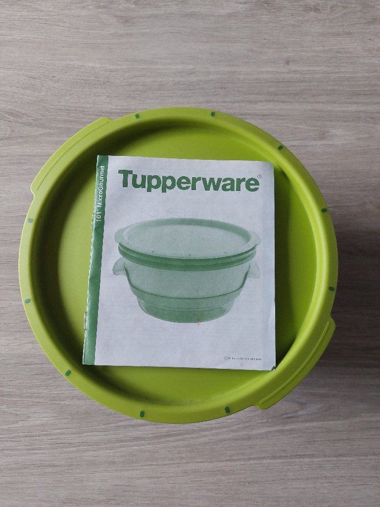 Tupperware microgourmet, Huis en Inrichting, Ophalen of Verzenden, Zo goed als nieuw, Groen, Overige typen