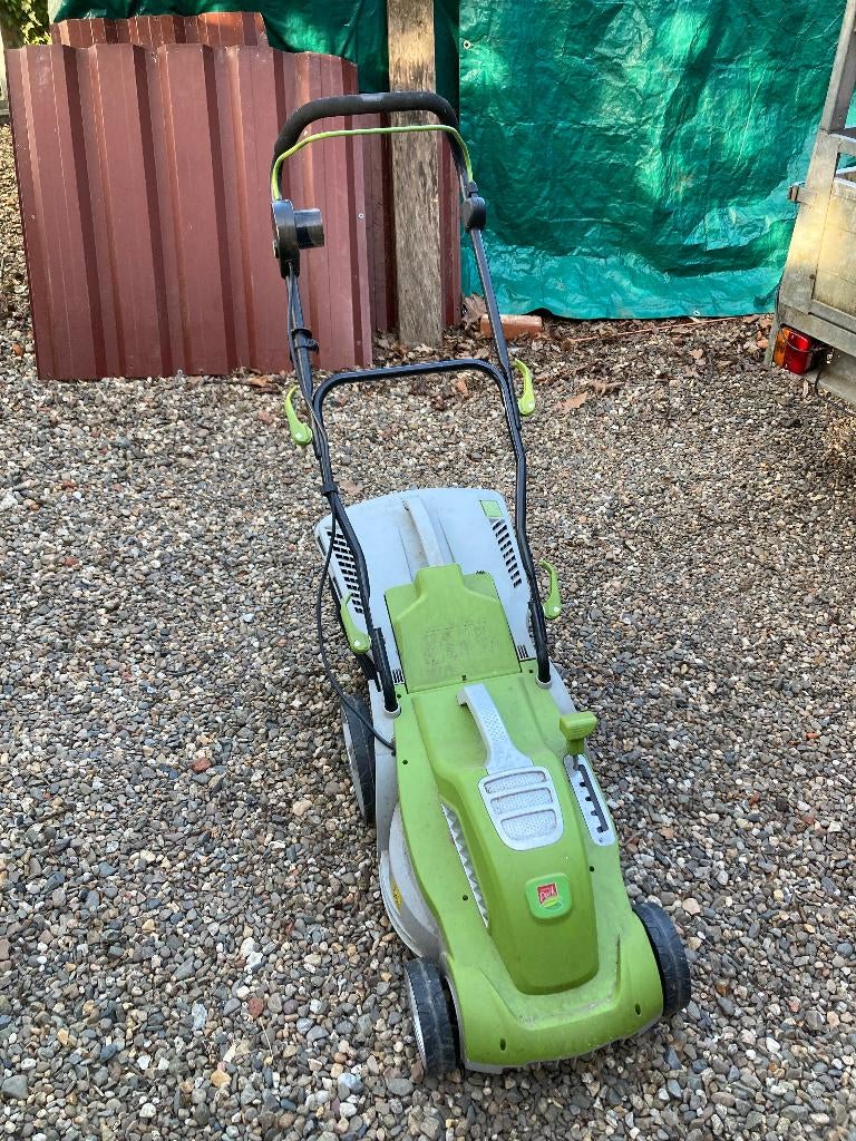 Grasmaaier, Ophalen, Cirkelmaaier, Gebruikt, Elektrische grasmaaier
