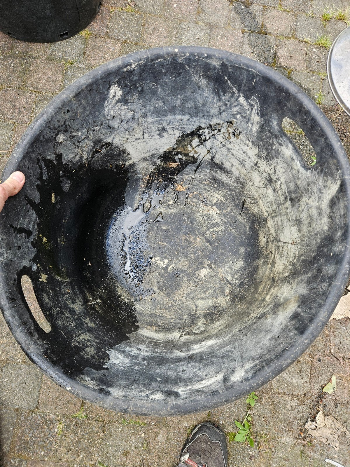 Metserskuip 45l, Ophalen