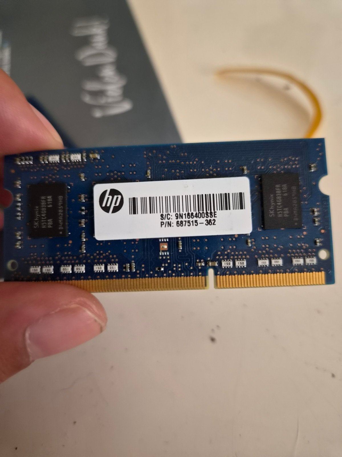 DDR3 hp ramstick van 2x4 GB, Computers en Software, RAM geheugen, Ophalen, Gebruikt, DDR3, 8 GB