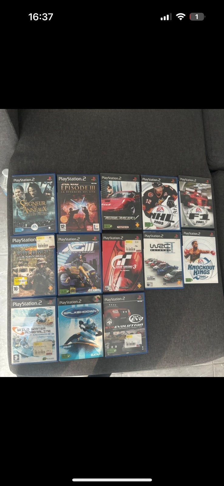 Lot jeux ps2, Enlèvement, Comme neuf