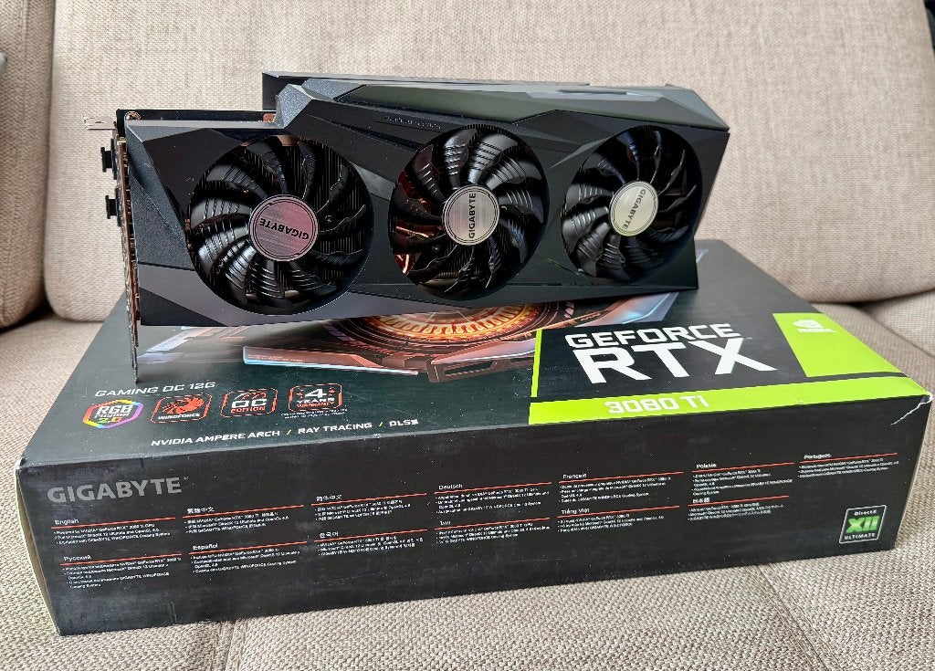 RTX 3080Ti 12Go VRAMM OC Gigabyte, Informatique & Logiciels, GDDR6, PCI-Express 4, Comme neuf, Enlèvement