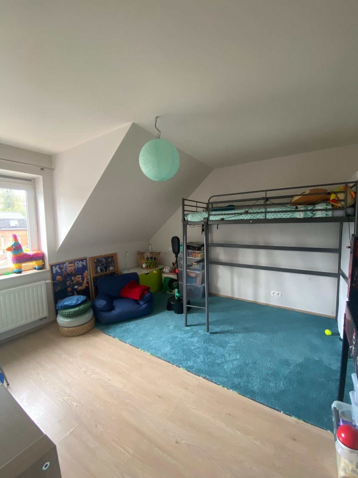 Lit IKEA SVARTA chambre enfant, Maison & Meubles, 90 cm, Une personne, 180 à 200 cm, Enlèvement