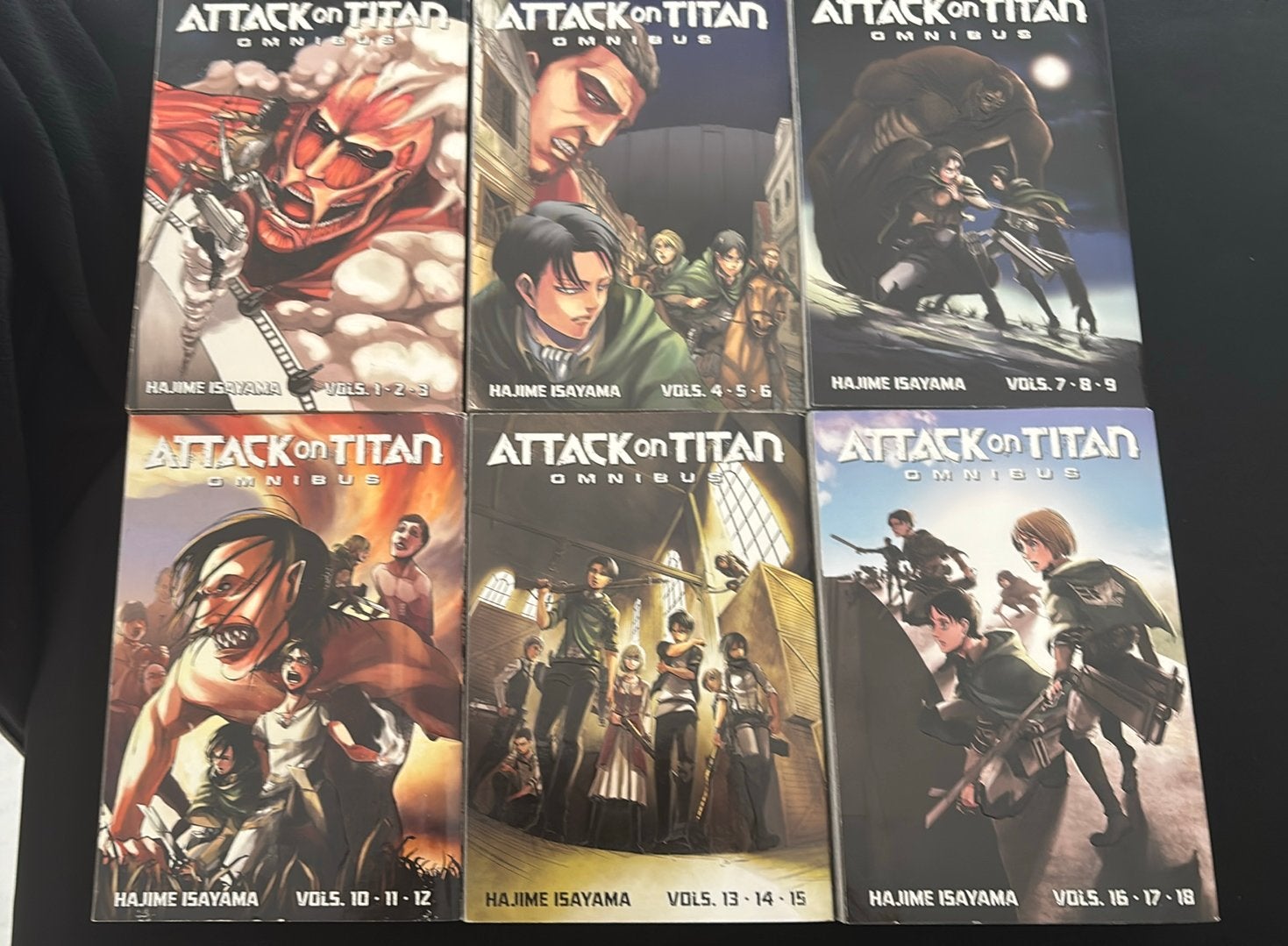 Attack on titan omnibus 1 - 6, Meerdere comics, Ophalen, Zo goed als nieuw