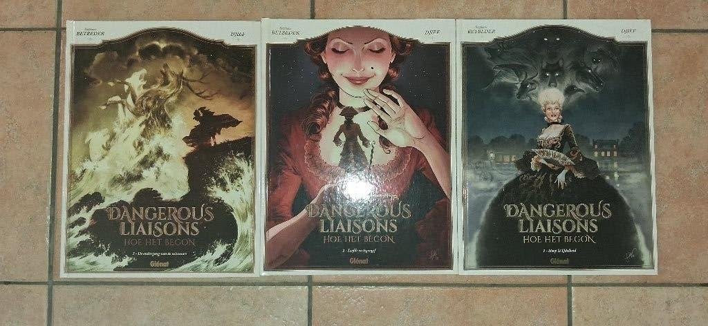 Dangerous Liaisons 1+2+3 hardcover, Boeken, Complete serie of reeks, Ophalen of Verzenden, Zo goed als nieuw
