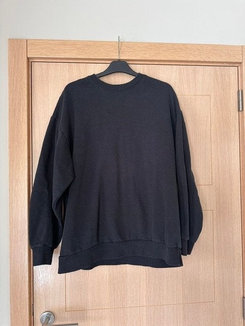 Zwarte sweater Bershka maat S (y0116), Zwart, Maat 36 (S), Gedragen, Bershka