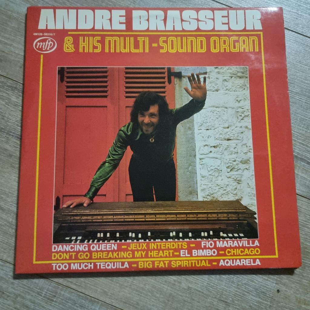 2xLP André Brasseur – André Brasseur & His Multi-Sound Organ, Enlèvement ou Envoi, 1970 - 1979, Utilisé, 12 pouces