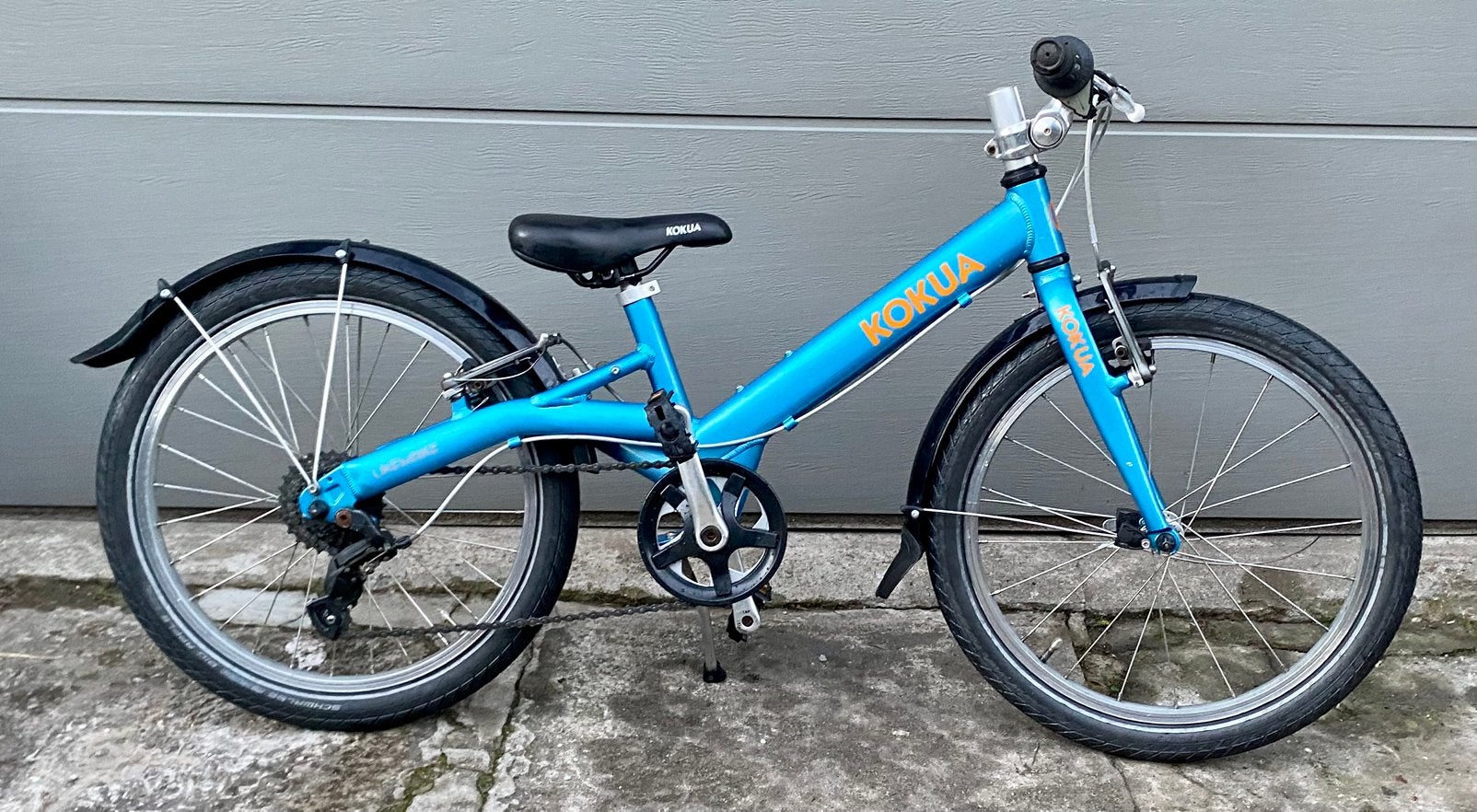 Kokua 20 inch kinderfiets in goede staat 5-8jaar, Ophalen, Velgrem, 20 inch of meer