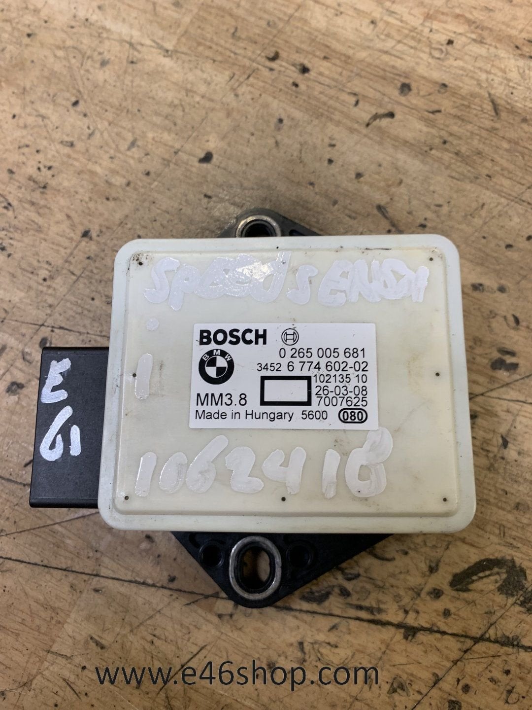 SPEEDSENSOR BMW E61 525D  OE 6774602, Gebruikt, -, -, Ophalen of Verzenden