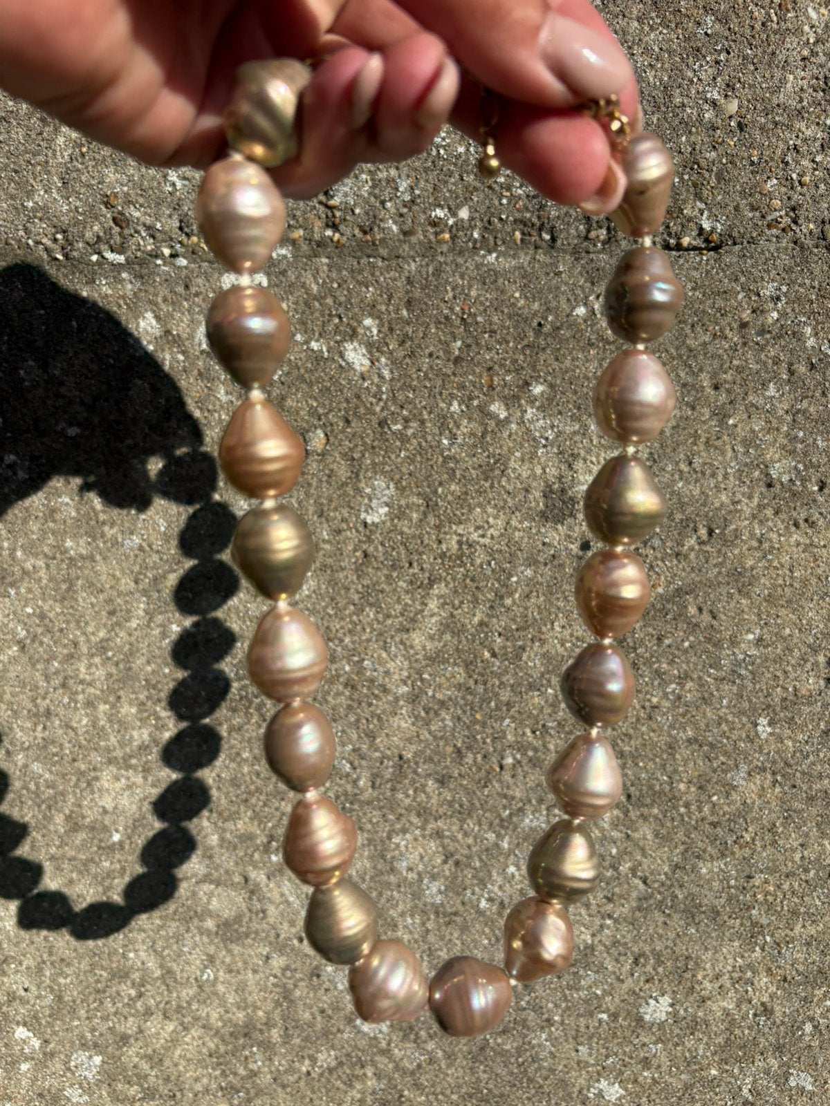 Vintage parelketting, Handtassen en Accessoires, Ophalen of Verzenden, Zo goed als nieuw