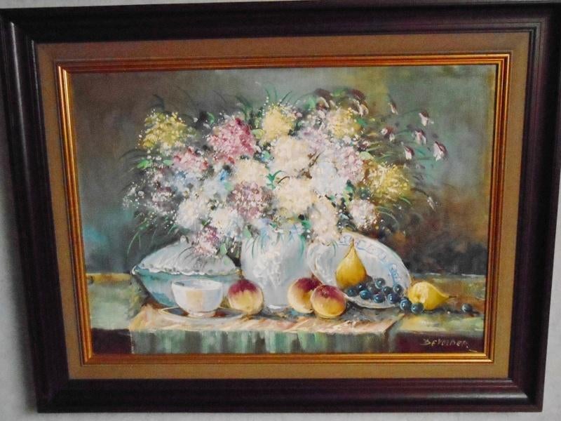 Schilderij van bloemen, Enlèvement