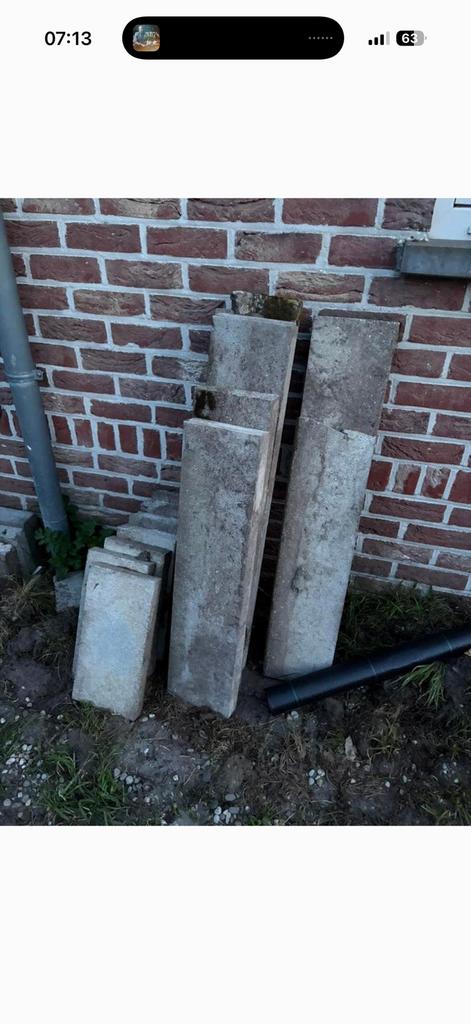 GRATIS boordsteen, Ophalen, Zo goed als nieuw