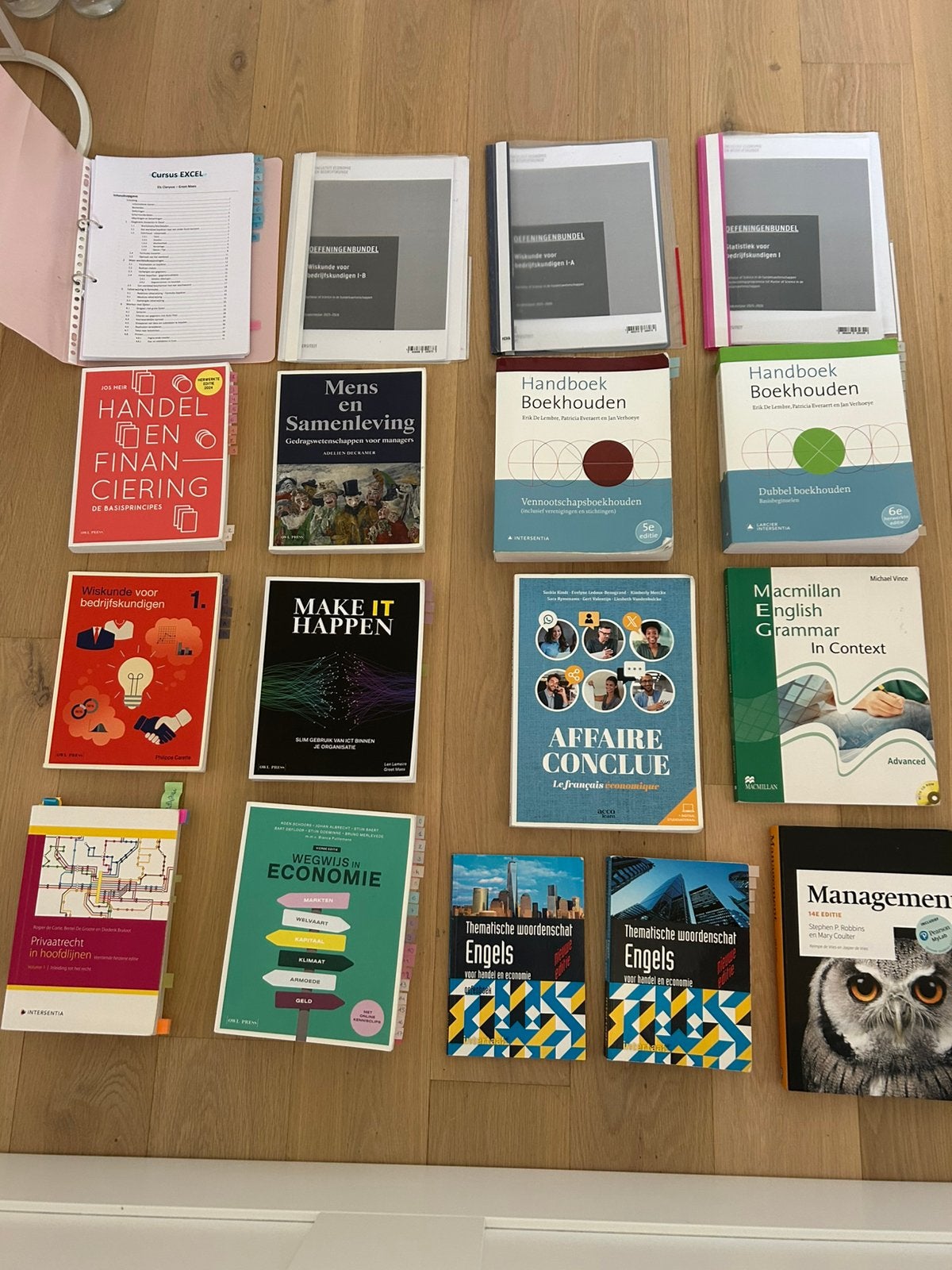 VOLLEDIG Boekenpakket Handelswetenschappen 1e bachelor UGent, Boeken, Ophalen, Gelezen, Economie
