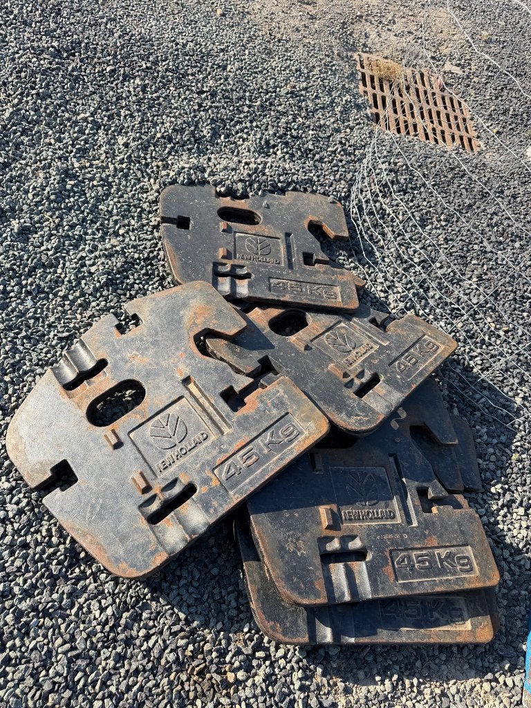 ***7 poids avant New Holland de 45 kg par pièce***, Enlèvement ou Envoi