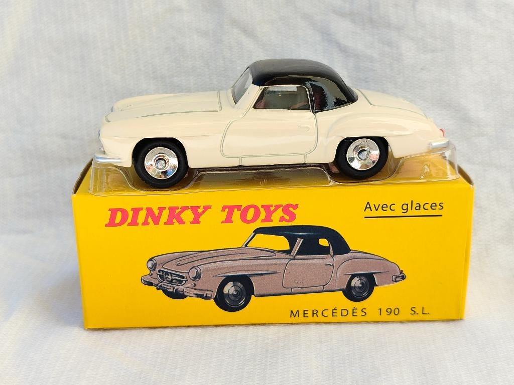 Dinky Atlas _ MERCEDES 190SL _ref. 526 (UK versie, zeldzaam), Hobby en Vrije tijd, Ophalen of Verzenden, Zo goed als nieuw, Auto
