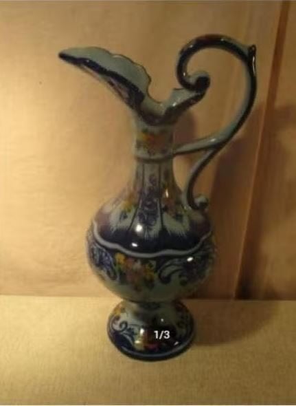 Prachtige Portugese Keramieke Kruik - 43cm, Antiek en Kunst, Antiek | Keramiek en Aardewerk, Ophalen of Verzenden