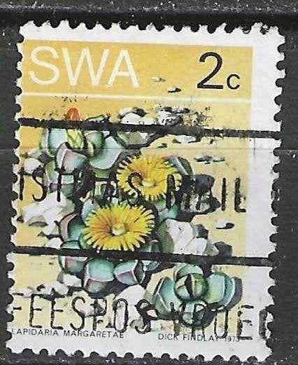 Zuid-West Afrika 1974 - Yvert 342 - Cactussen - 2 c. (ST), Postzegels en Munten, Postzegels | Afrika, Gestempeld, Verzenden
