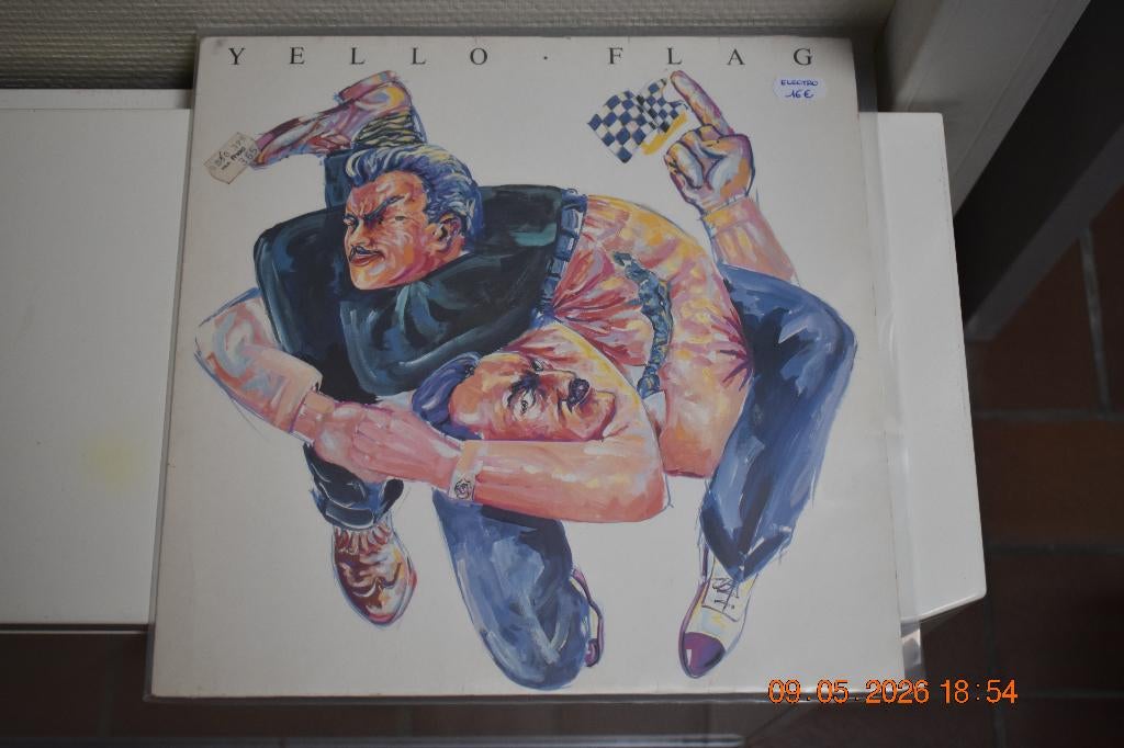 LP : Yello - Flag (Electro), Cd's en Dvd's, Beschermende buitenhoes, Ophalen of Verzenden, Gebruikt