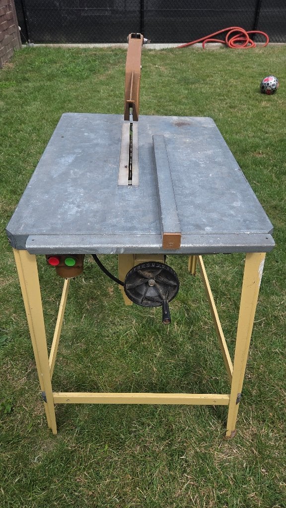 Zaagtafel, Ophalen, Gebruikt, Cirkelzaag, Scheppach