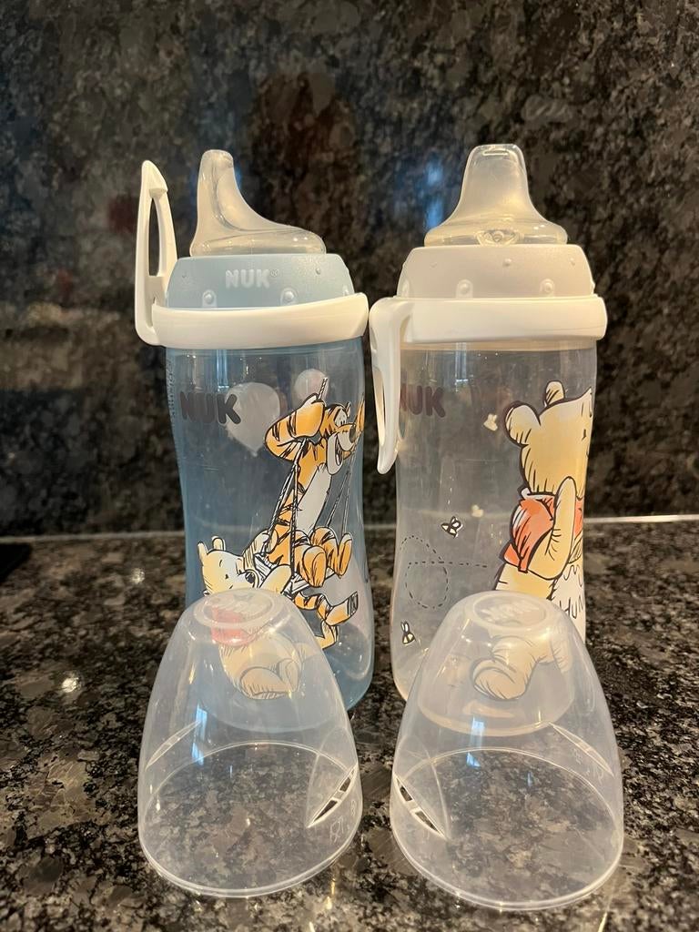 Nuk flesjes Winnie The Pooh 300ml, Ophalen, Zo goed als nieuw, Overige typen