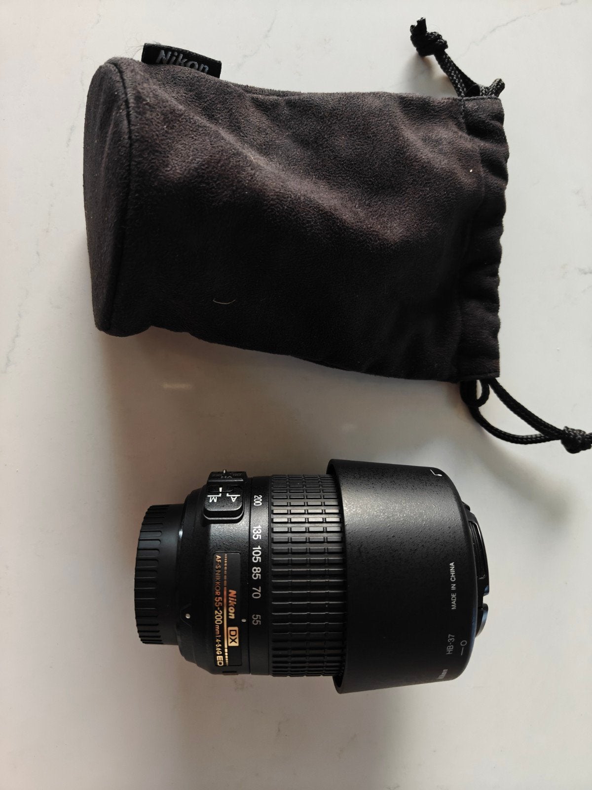 Nikon Nikkor 55-200mm f/4-5.6 lens, Enlèvement, Nikon