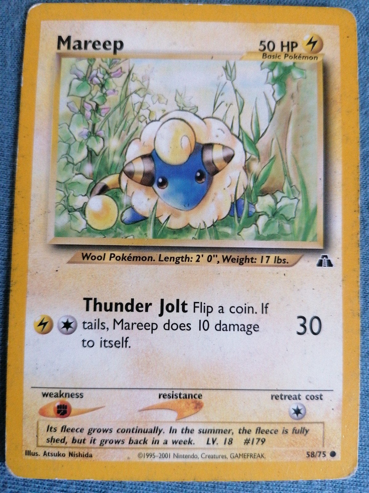 Ancienne carte Pokémon, Hobby & Loisirs créatifs, Enlèvement ou Envoi, Utilisé, Cartes en vrac, Foil
