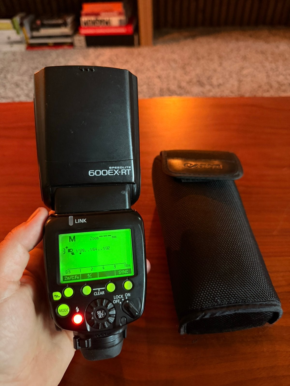 Canon Speedlite 600EX-RT, Audio, Tv en Foto, Foto | Flitsers, Ophalen, Zo goed als nieuw, Canon