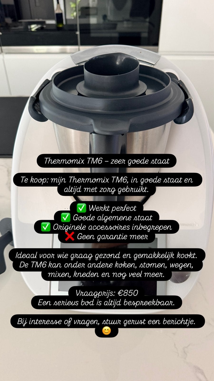 Thermomix 6, Elektronische apparatuur, Ophalen, Zo goed als nieuw