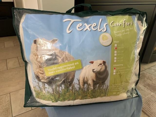 donsdeken woolmark, Huis en Inrichting, Slaapkamer | Beddengoed, Ophalen, Zo goed als nieuw, Eenpersoons, Deken of Dekbed