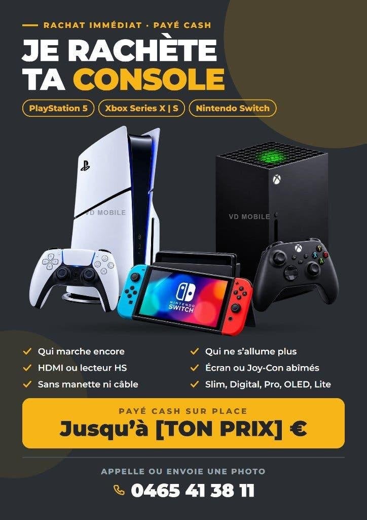 Rachat console Xbox Series X PS5 Nintendo Switch - Cash, Consoles de jeu & Jeux vidéo, Enlèvement ou Envoi, Reconditionné, Xbox Series X