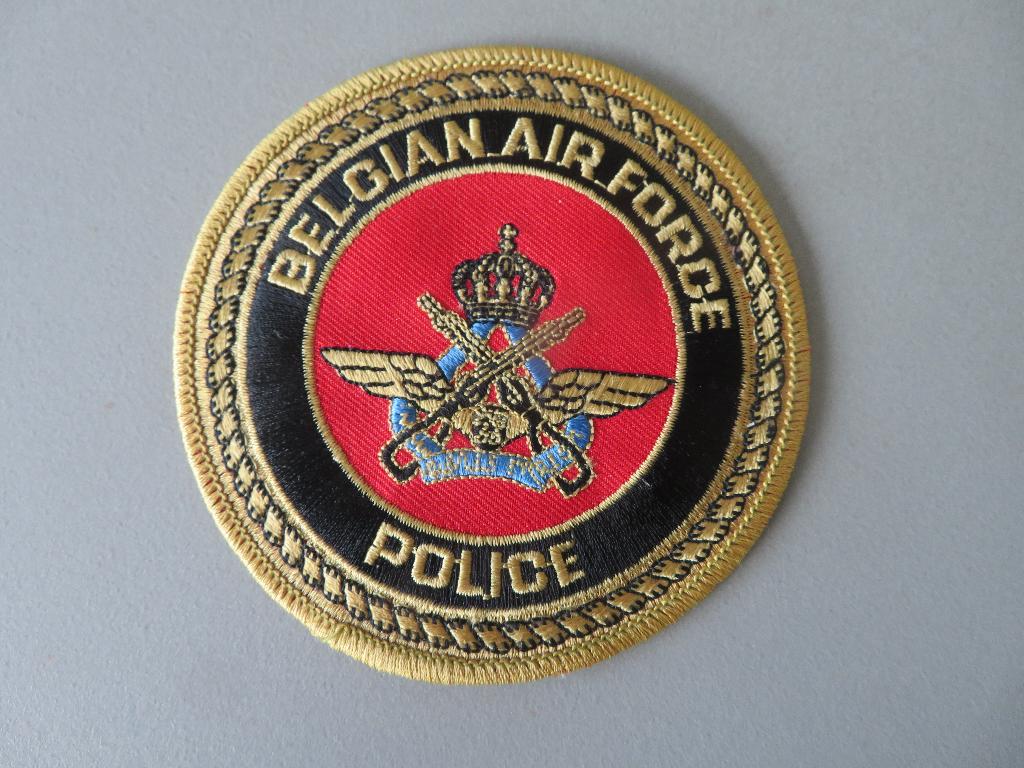 patch Belgian Air Force Police, Collections, Envoi, Armée de l'air, Emblème ou Badge