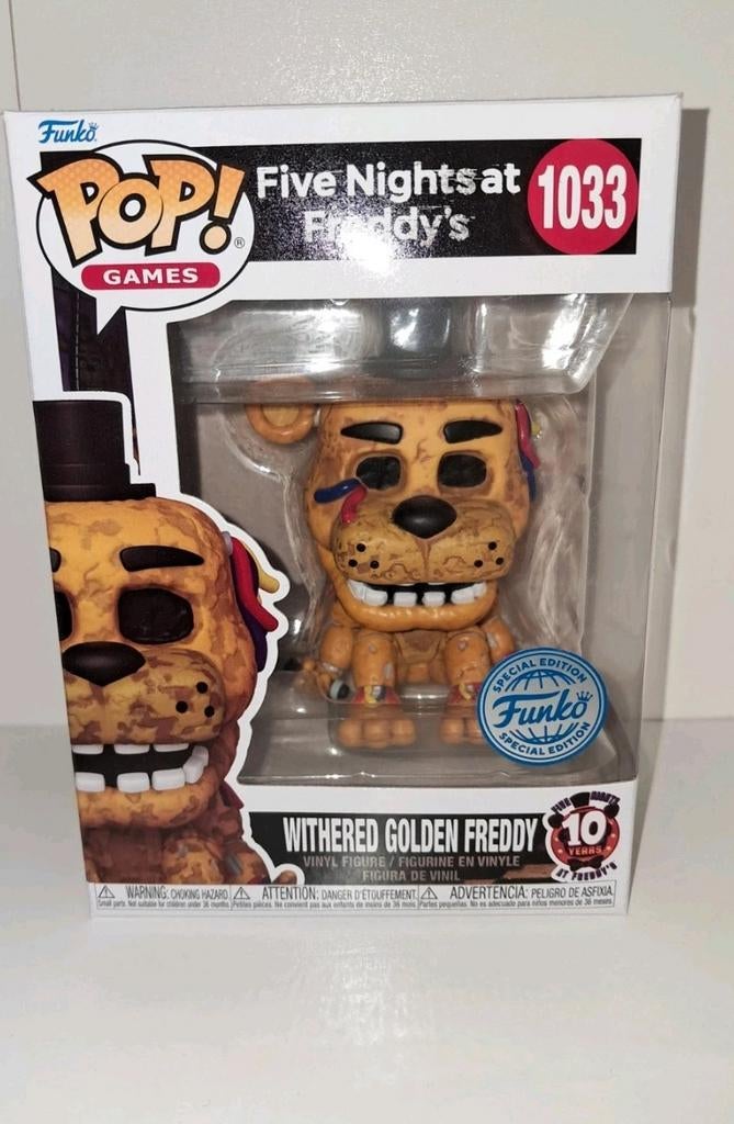 Figurine Funko Pop Golden Freddy, Enlèvement ou Envoi
