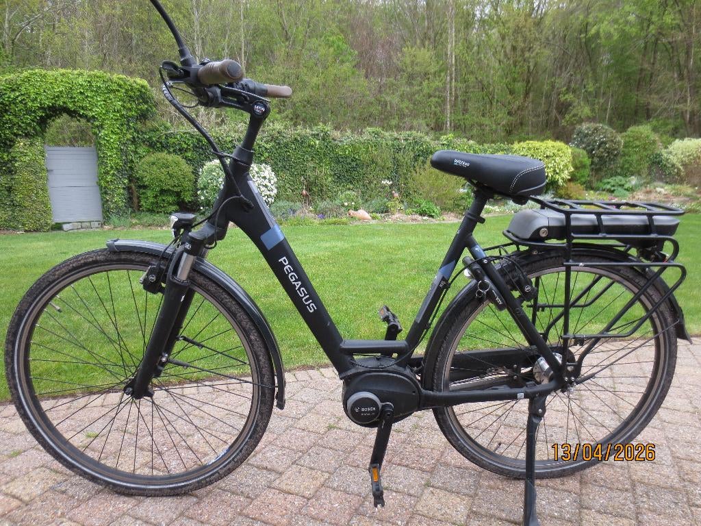 vélo électrique PEGASUS SIENA E7F noir, Vélos & Vélomoteurs, Vélos électriques, Enlèvement, Utilisé, 50 km par batterie ou plus