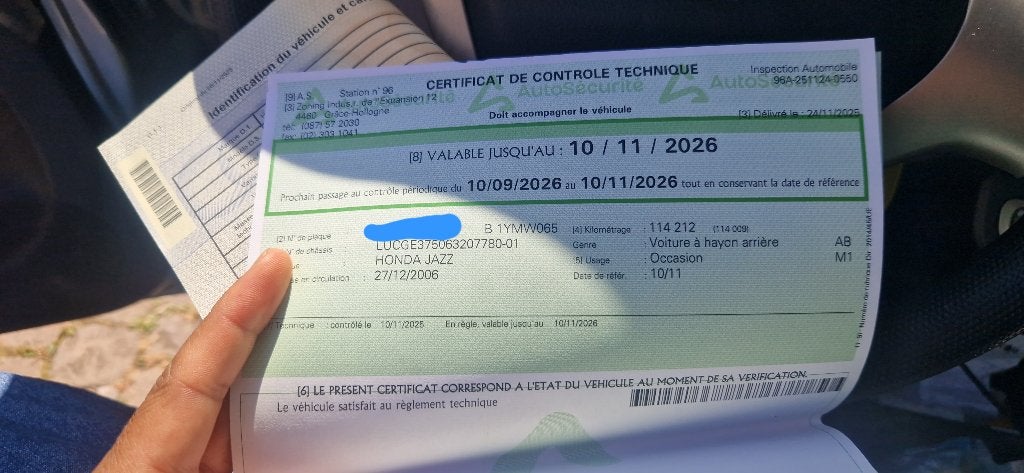 Honda Jazz 1.4 2006, Autos, Honda, Argent ou Gris, Achat, Entreprise, 5 portes