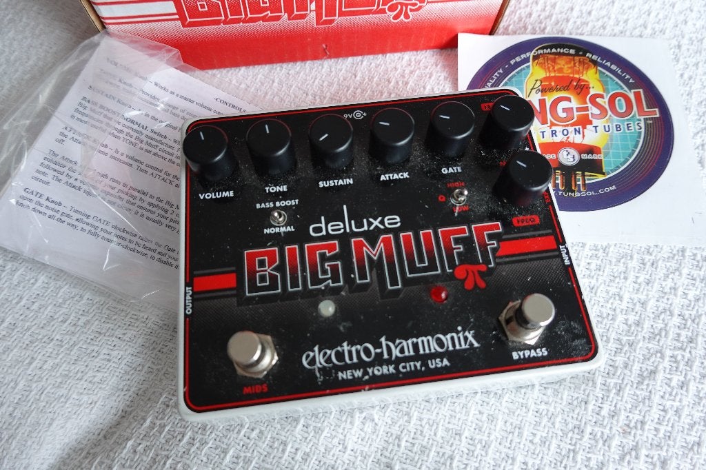 EHX Big Muff Deluxe, Envoi, Distortion, Overdrive ou Fuzz
