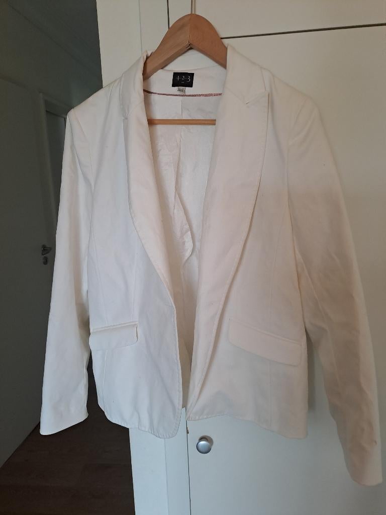 vestje dames wit, Kleding | Dames, Blouses en Tunieken, Maat 38/40 (M), Wit, Ophalen of Verzenden, Zo goed als nieuw