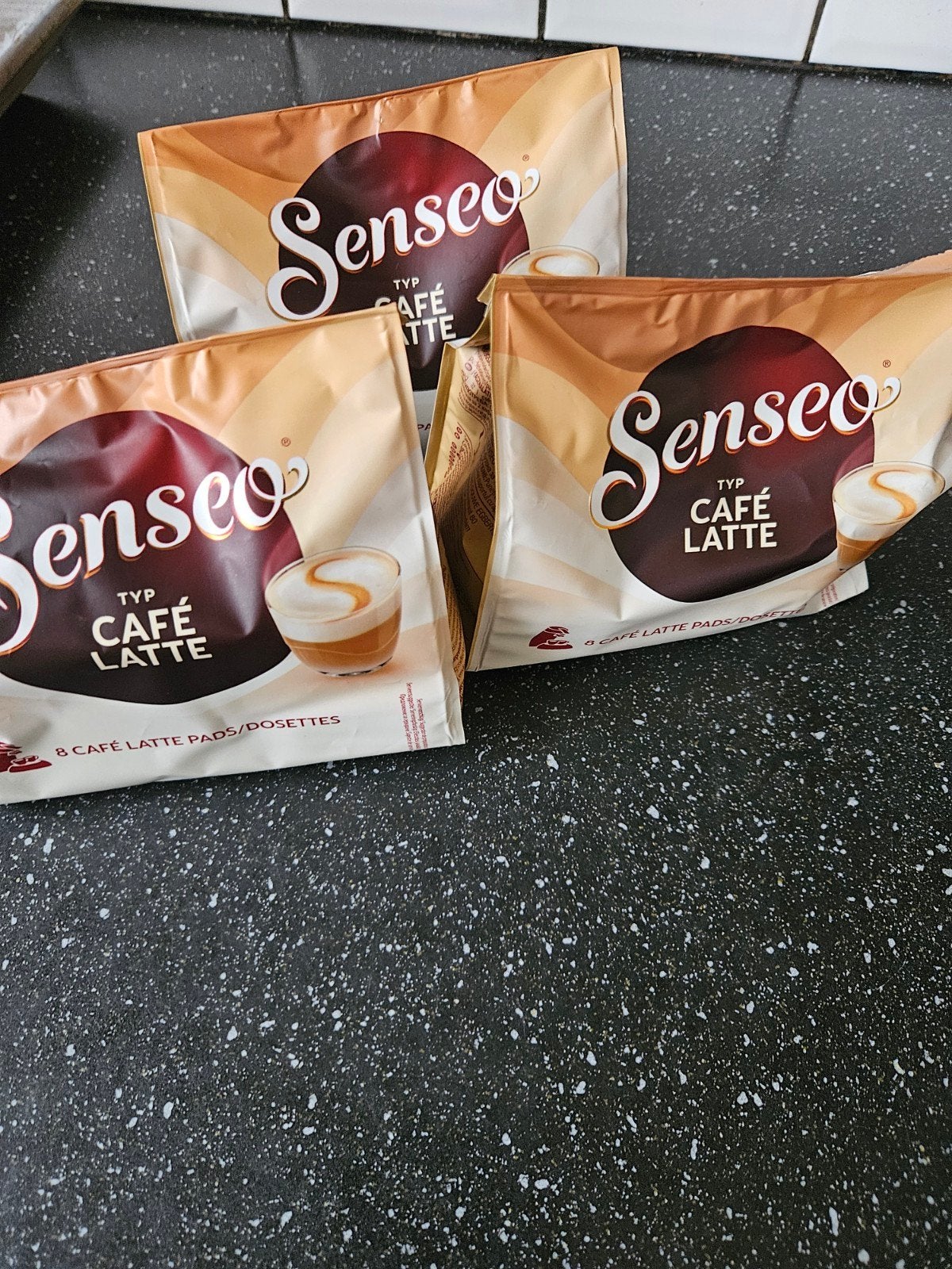 senseo koffie latte, Ophalen