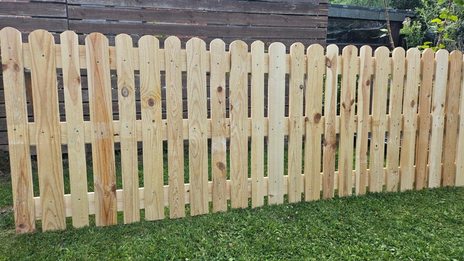 Houten tuin hekken en poort, Ophalen