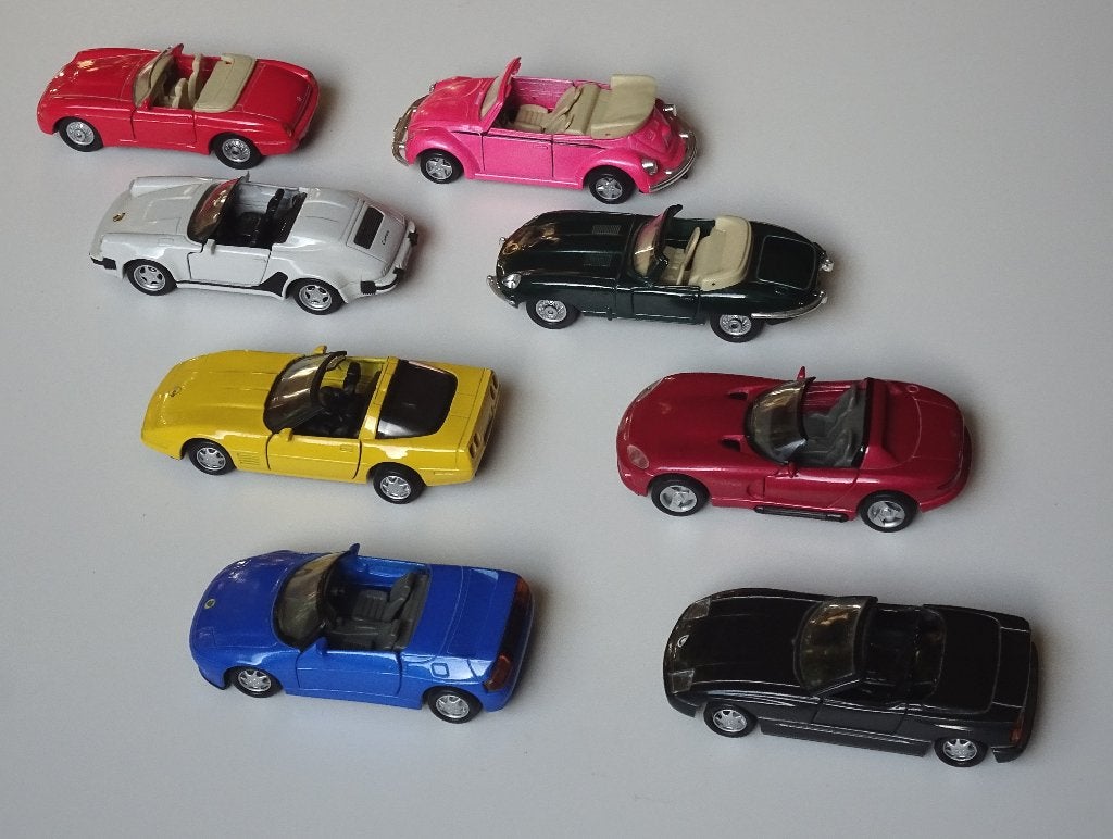 Volledige collectie 8 droom cabrio’s, Enlèvement ou Envoi, Neuf