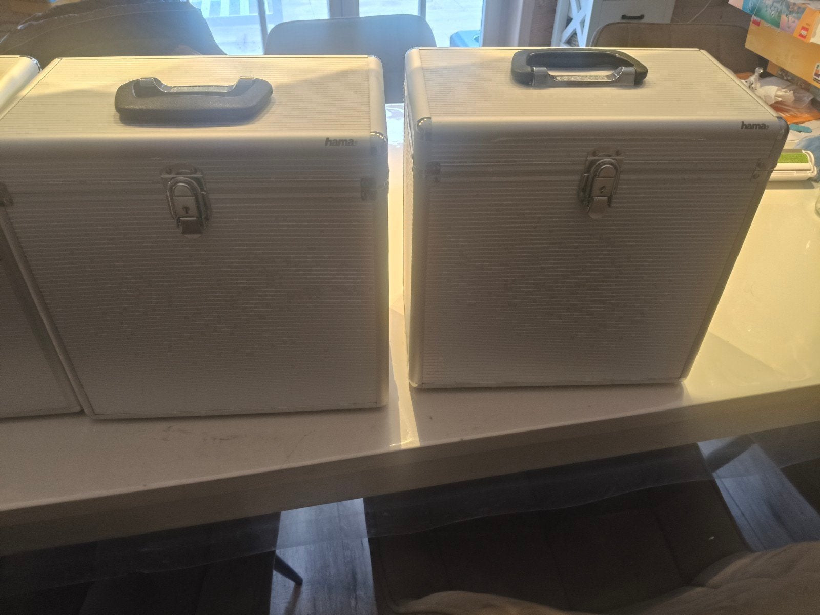 3 vinyl koffer, Ophalen of Verzenden