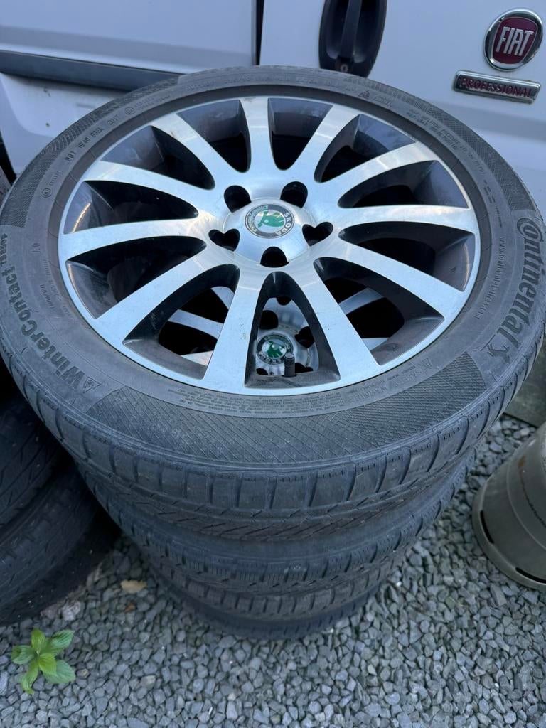 Velgen Skoda Yeti, Auto-onderdelen, Banden en Velgen, Ophalen, 17 inch, Band(en)