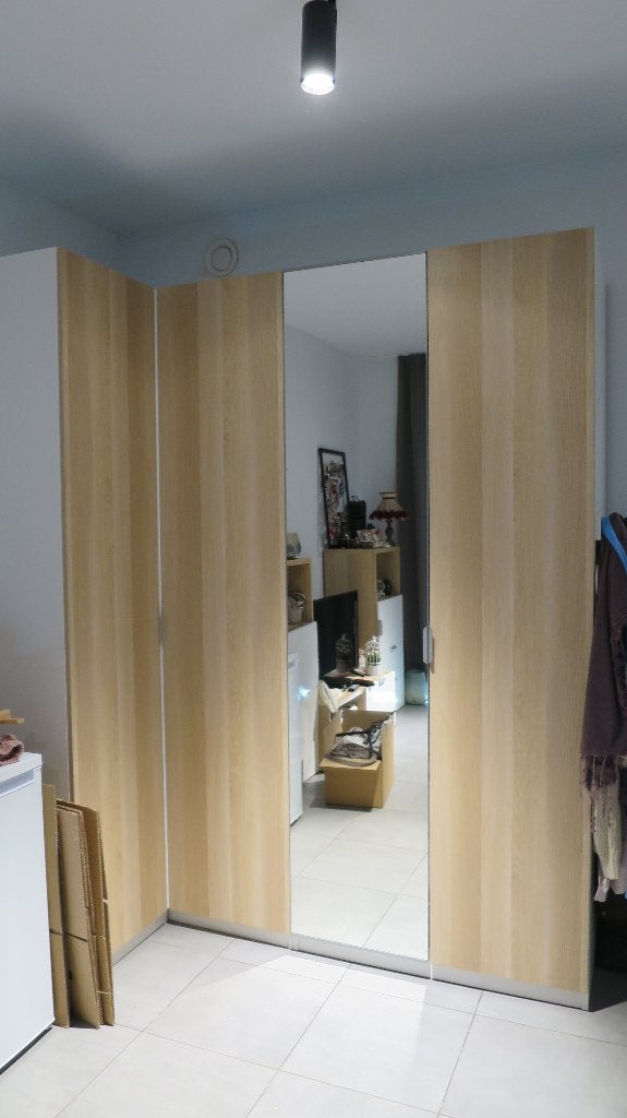 PAX kleerkast - hoekkleerkast, Ophalen, 100 tot 150 cm, 200 cm of meer, 50 tot 75 cm