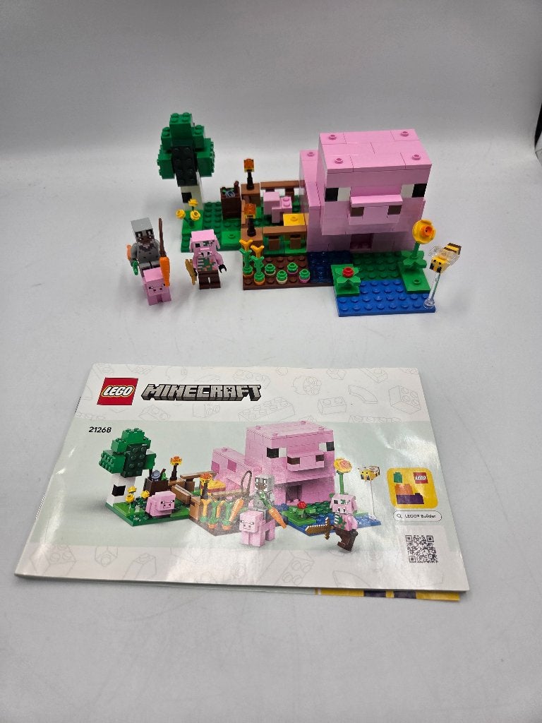 Lego Minecraft 21268 La maison du bébé cochon, Enlèvement ou Envoi, Minecraft, Lego, Ensemble complet