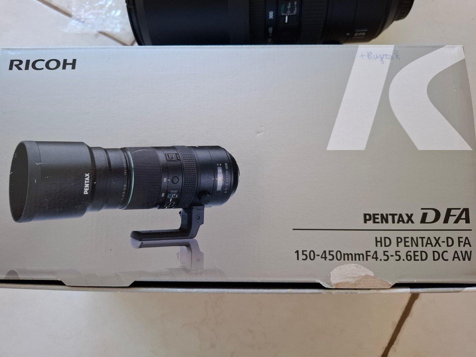 Supertelezoomobjectief-lens PENTAX, Ophalen