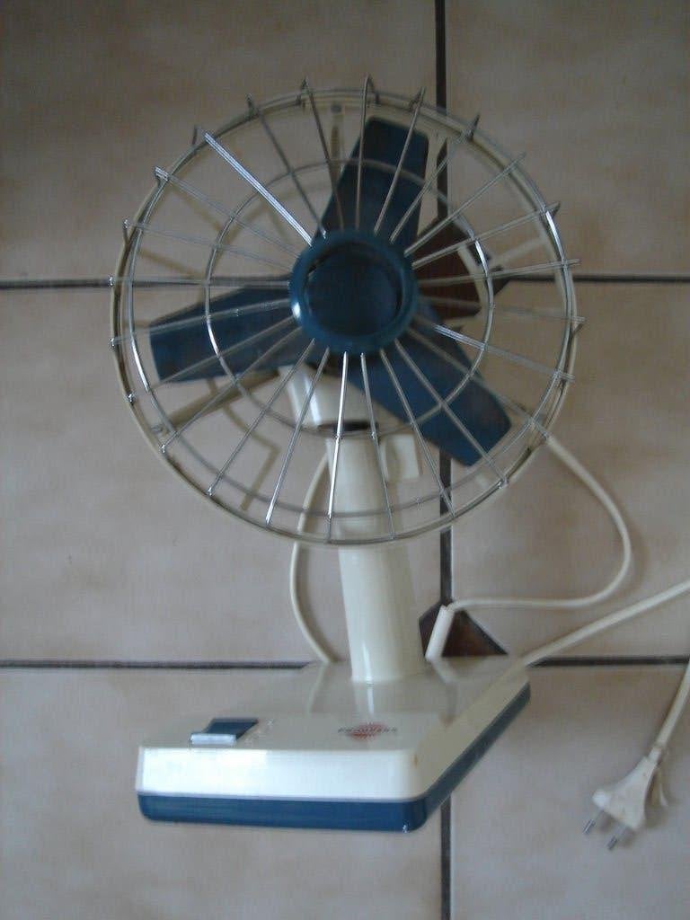 BON VENTILATEUR OSCILLANT 2 VITESSES 22 CM DIAMÈTRE, Electroménager, Ventilateurs, Enlèvement, Utilisé, Ventilateur de table