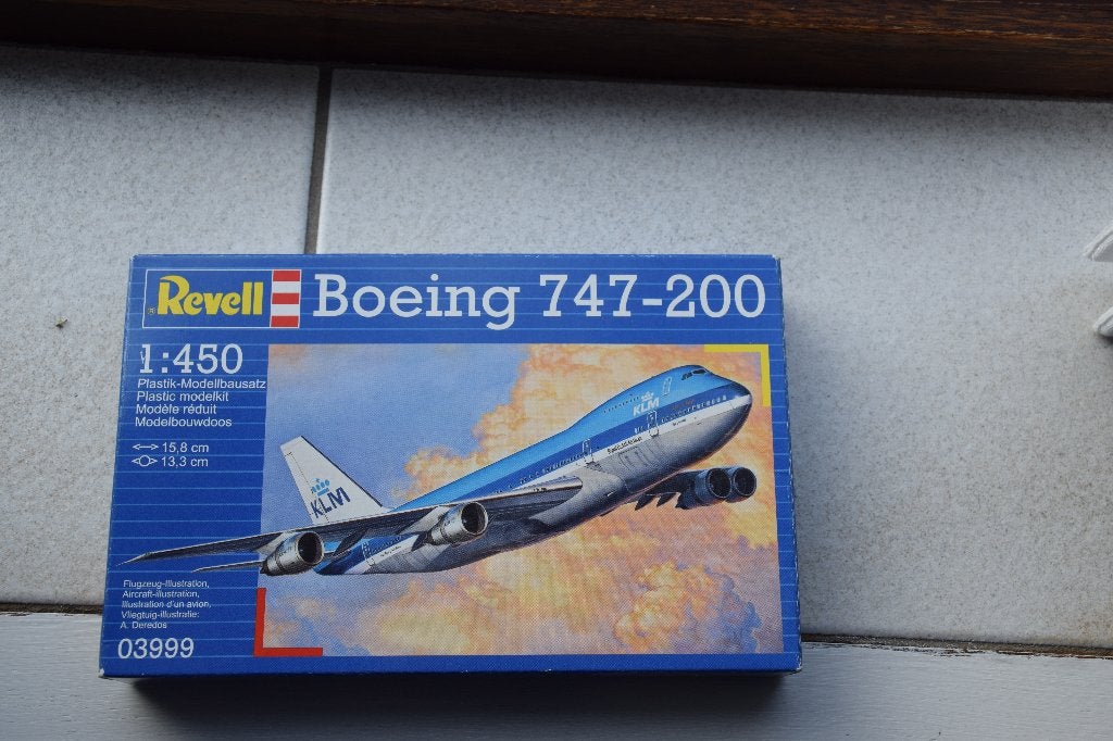 Modelbouw: Revell Boeing 747-200, Hobby en Vrije tijd, Revell, Ophalen of Verzenden, Zo goed als nieuw, Groter dan 1:72
