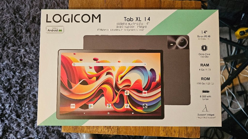 Tablette LOGICOM XL14 128 Go, Computers en Software, Android Tablets, Ophalen, 13 inch of meer, LOGICOM, Xl14