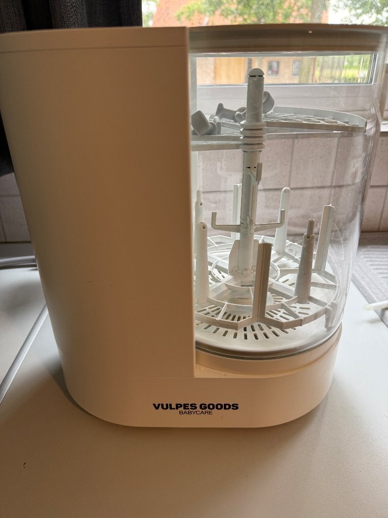 Vulpes goods flessenwasser + sterilisator, Stoomfunctie, Sterilisator, Vulpes Goods, Ophalen of Verzenden