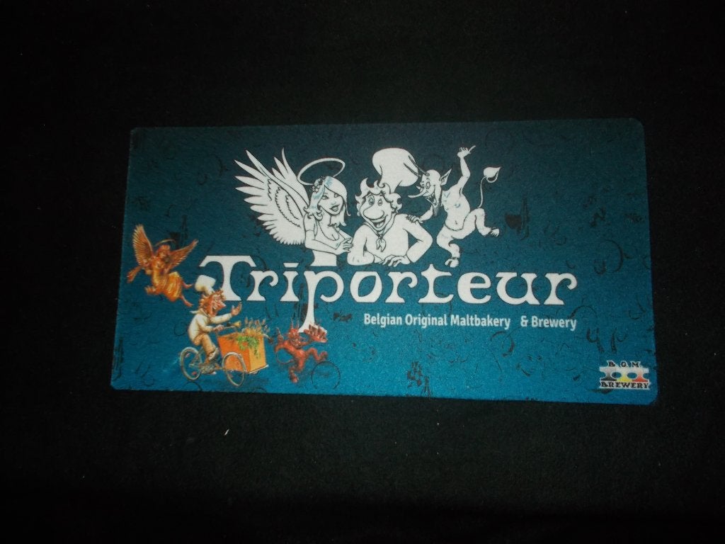 Triporteur - bier/toogmatje 61,5x42cm - vilt., Ophalen, Zo goed als nieuw, Overige typen, Overige merken