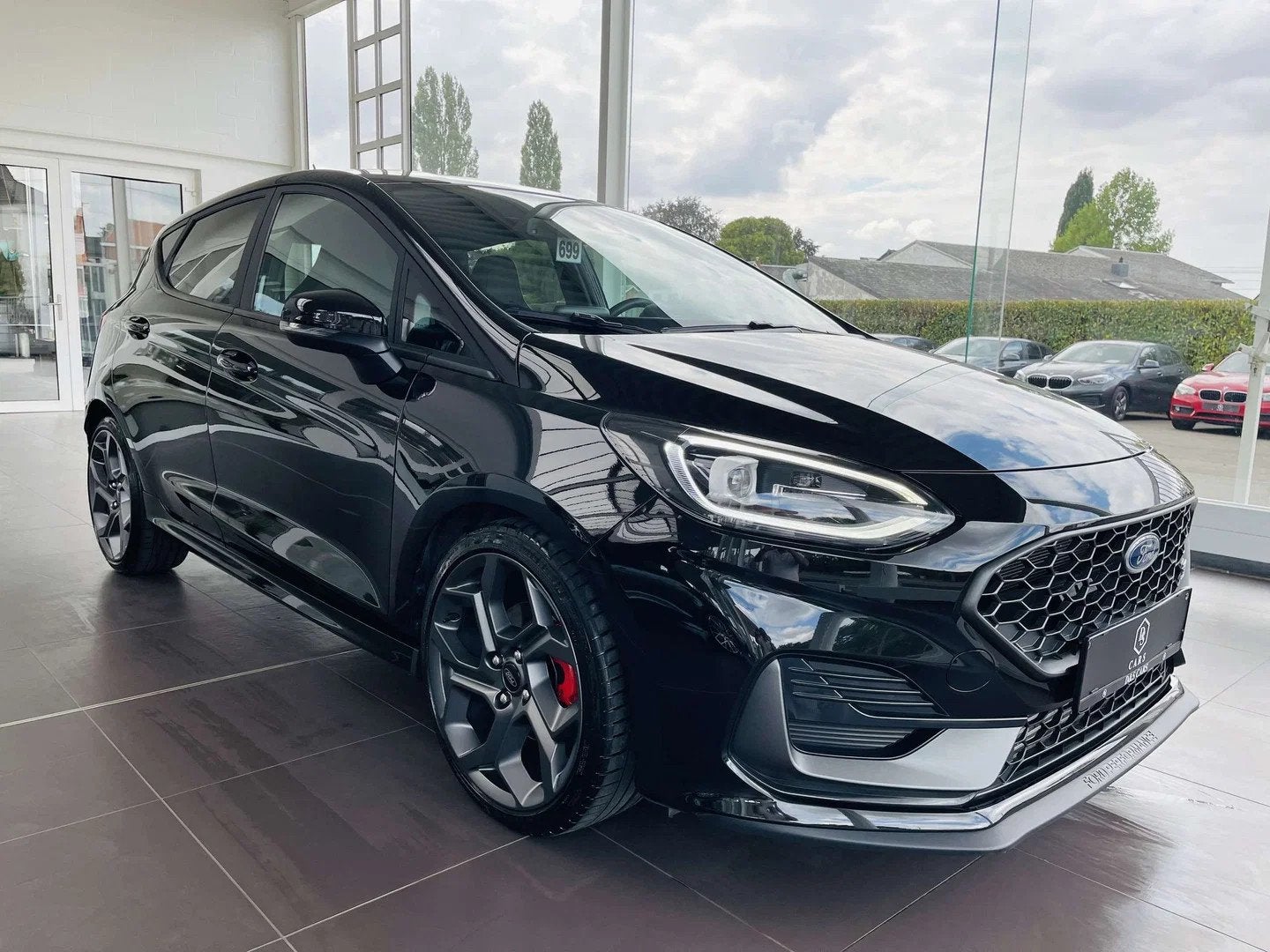 Ford Fiesta ST 1.5 EcoBoost * GARANTIE + LED + CUIR + GPS *, Gebruikt, Zwart, Bedrijf, 5 deurs